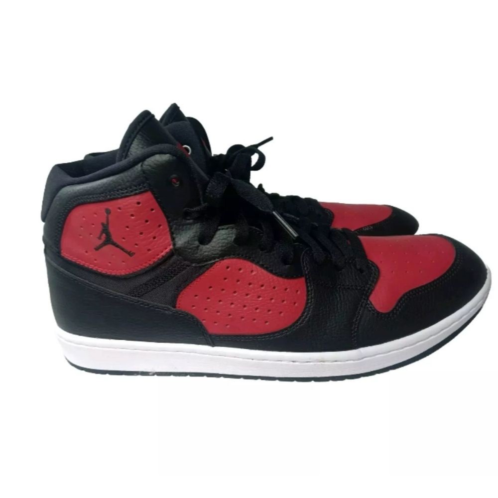 Nike Air Jordan Access Bred Men's Shoes Size 14 Black Red